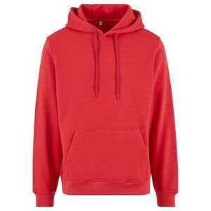 Build Your Brand Mens Basic Hoodie / City Red